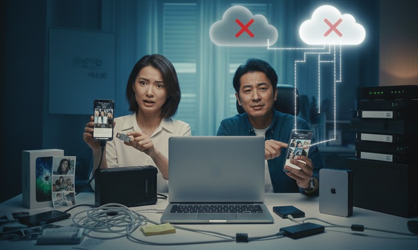 外付けHDDやSSDでの物理的なデータ管理